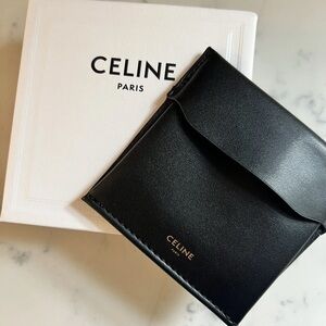 CELINE PARIS Leather Jewelry pouch New In Gift Box